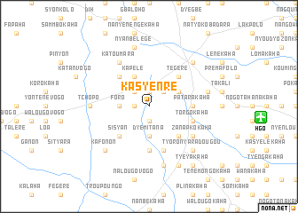 map of Kasyenré