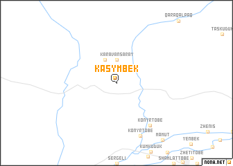 map of (( Kasymbek ))