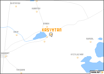 map of Kasymtan