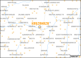 map of Kaszaháza