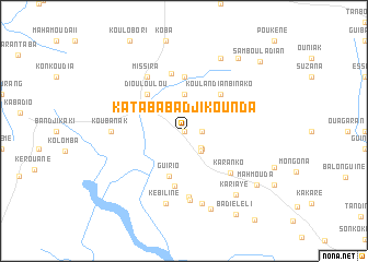 map of Kataba Badjikounda