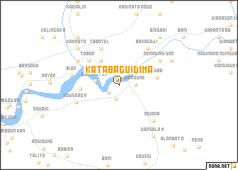 map of Kataba Guidima