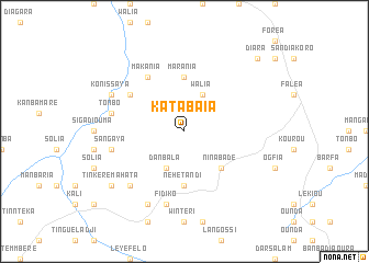 map of Katabaïa