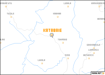 map of Katabaie