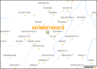 map of Katabantankoto