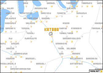 map of Kataba