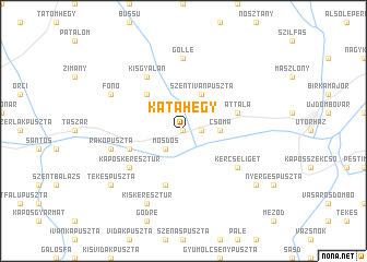 map of Katahegy