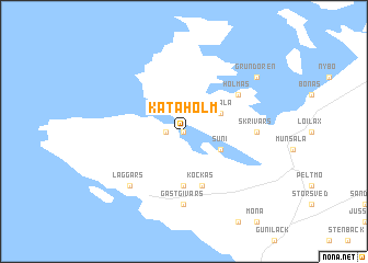 map of Kåtaholm