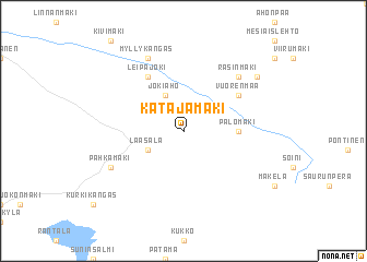 map of Katajamäki