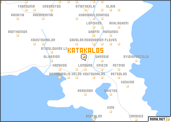 map of Katakalós