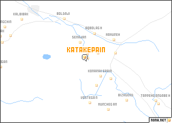 map of Katak-e Pā\