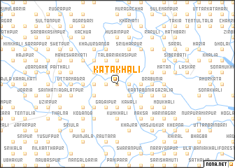 map of Katakhali