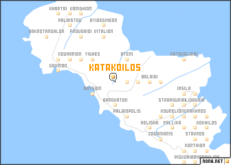 map of Katákoilos