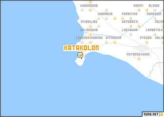 map of Katákolon