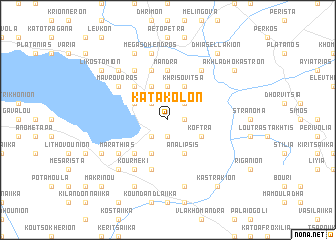 map of Katákolon