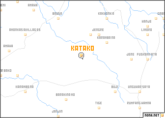 map of Katako