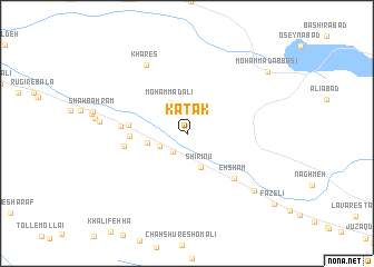 map of Katak