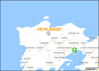 map of Katálakkon