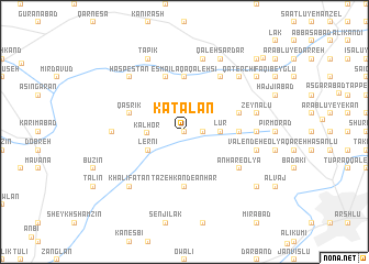 map of Kātālān