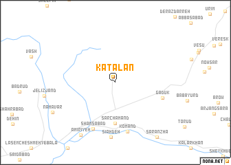 map of Katālān