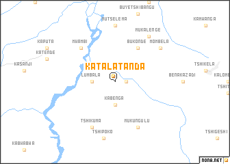 map of Katala-Tanda