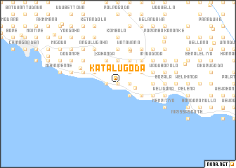 map of Katalugoda