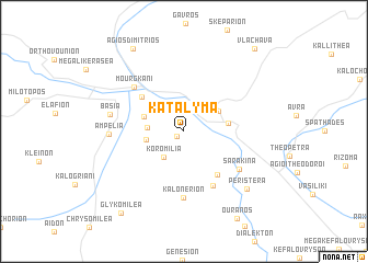 map of Katályma