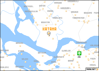 map of Katama