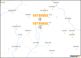 map of Katambwe