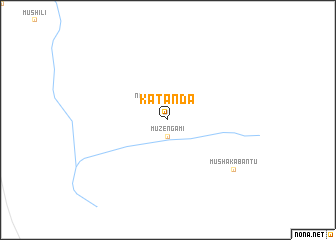 map of Katanda