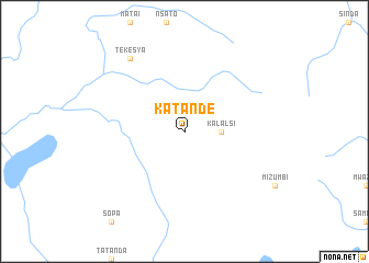 map of Katande