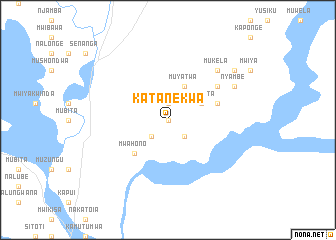 map of Katanekwa