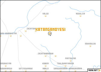 map of Katanga Moyesi