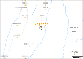 map of Katanga