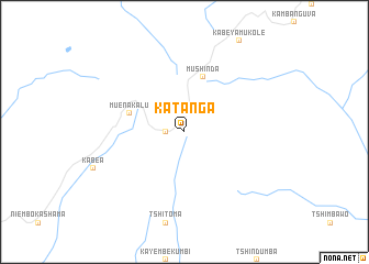 map of Katanga