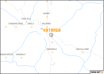 map of Katanga