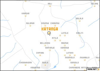 map of Katanga