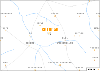 map of Katanga