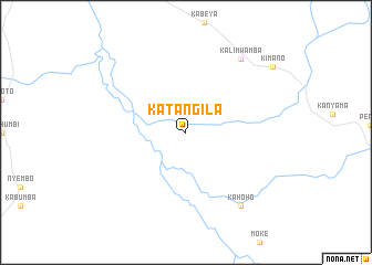 map of Katangila