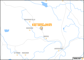 map of Katangjhiri