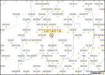 map of Katanta