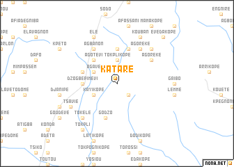 map of Kataré