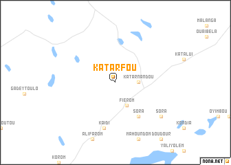 map of Katarfou