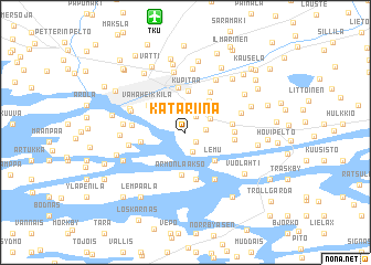 map of Katariina