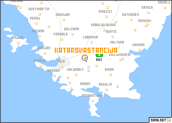 map of Katarova Stancija