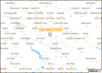 map of Katarzynin