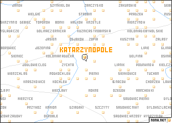 map of Katarzynopole