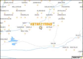 map of Katarzynowo