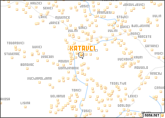 map of Katavci