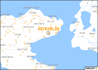 map of Katávolos